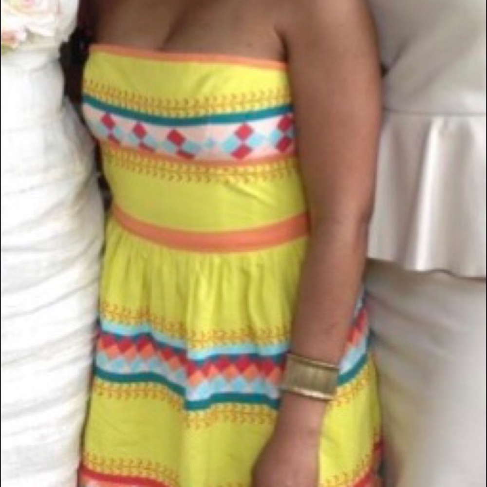 Anthropologie dress with detachable straps, size 6